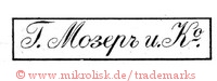 (Kyrillische Schriftzeichen / H. Moserj Ko, im Rechteck) | T